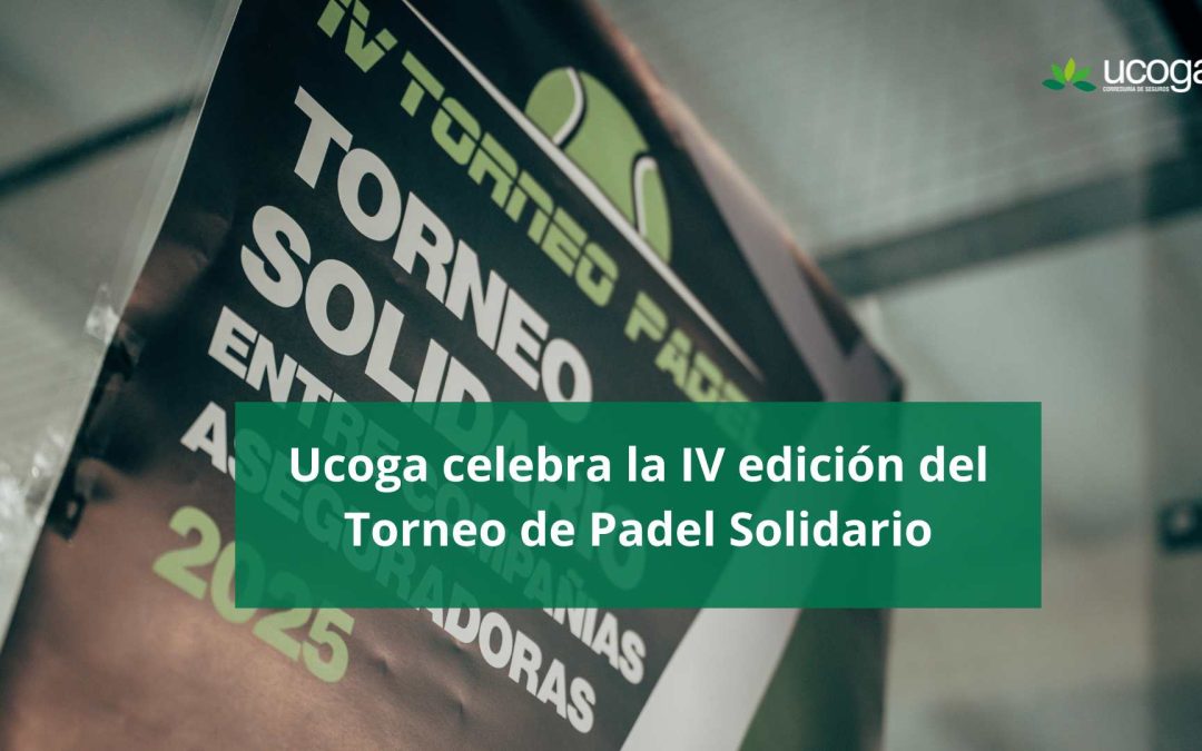 Cartel torneo de padel ucoga 2025